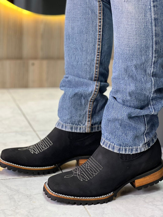 Hand-embroidery Vintage Cowboy Boots