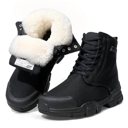 Plush Waterproof Snow Boots
