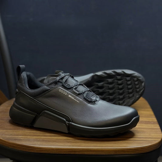 Men's Leather Lace Golf Sneakers