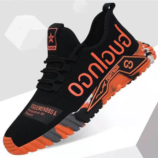 Environmentally lightweight running shoes