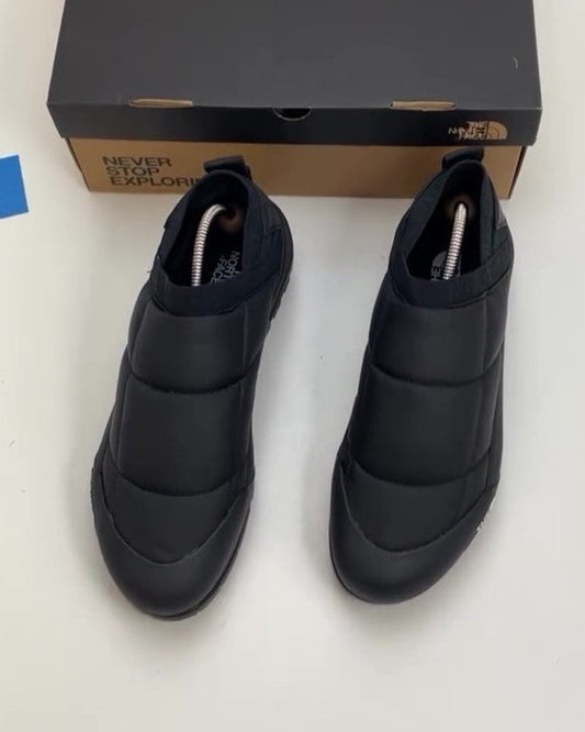 Men's down padded shoes
