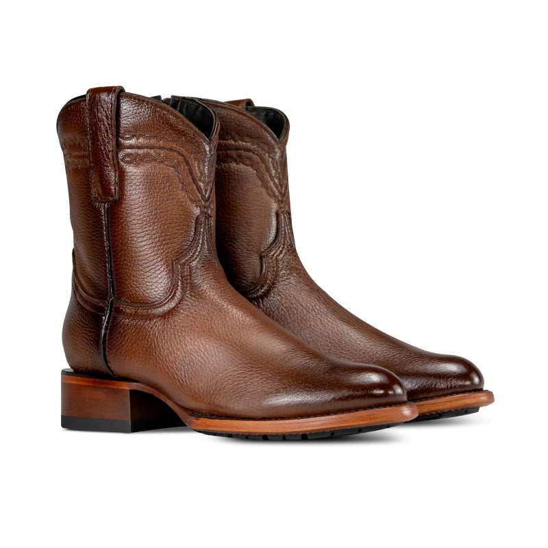 Men's vintage calfskin western boots