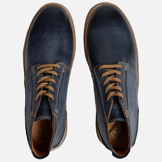 Men's polished leather shoes