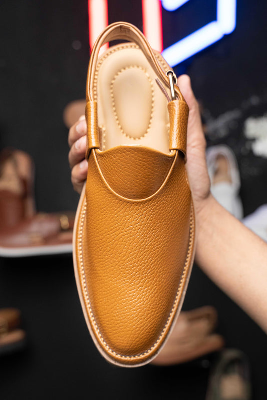 Leather Rubber Sole  Sandals