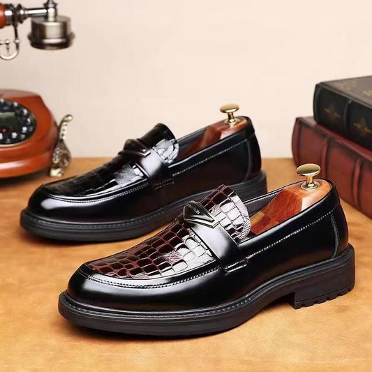 Formal British business leather shoes