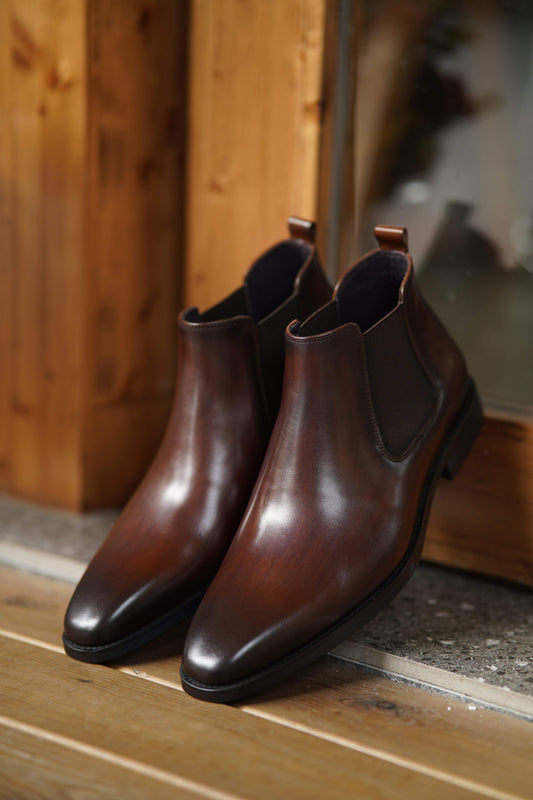 Men's New Leather Casual Boots
