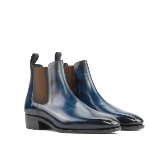 DENIM MEN'S LEATHER CHELSEA BOOTS