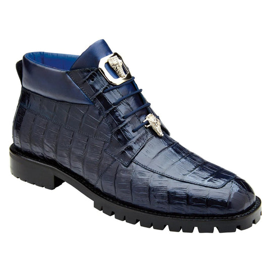 Crocodile Tan Ankle BootS