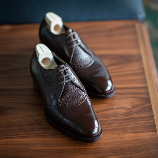 Crocodile Pattern Leather Shoes
