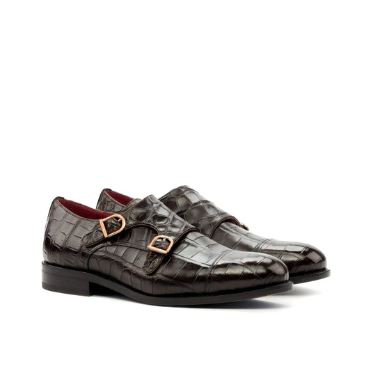 LUX SUEDE & EXOTIC ALLIGATOR MONK