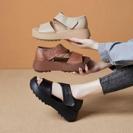 Cowhide orthopedic shoes