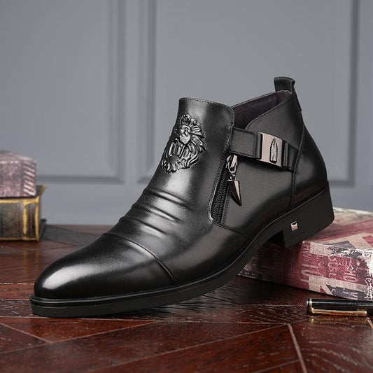 Men's cowhide business shoes