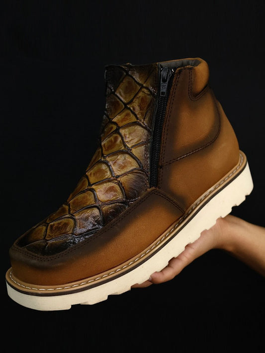 Ultralight Sole Tan Denim Shoes